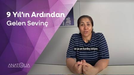 9 yılın ardından gelen sevinç