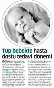 TÜP BEBEKTE HASTA DOSTU TEDAVİ DÖNEMİ 