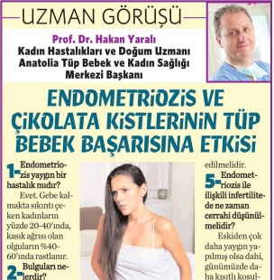 Endometriozis-çikolata kistleri: Gizemli hastalık