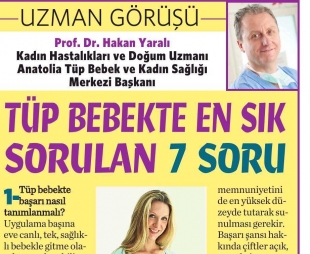 Tüp Bebekte en sık sorulan 7 soru