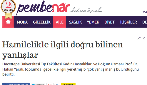 Hamilelikle İlgili Doğru Bilinen Yanlışlar