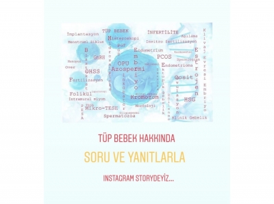Bugün saat 16.00'a kadar Tüp Bebek hakkında soru ve yanıtlarla instagram story'deyiz!
